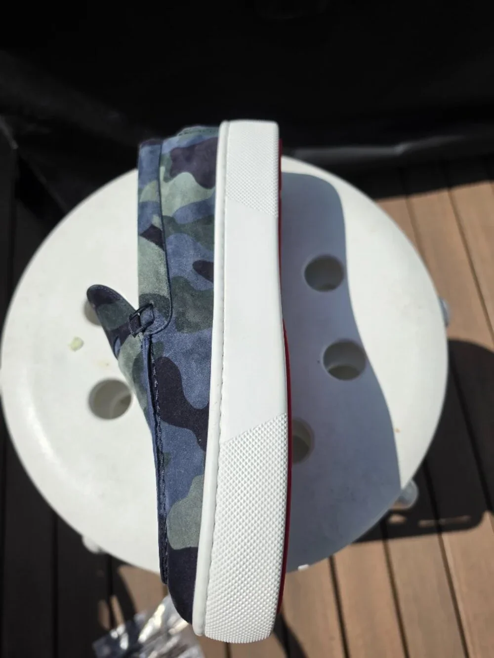 Christian Louboutin Paqueboat Flat 'Multi-Color Camo
